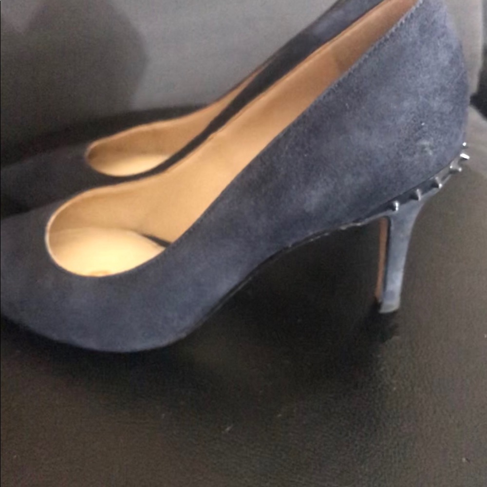 Sam Edelman 41/2 Tonia Pump In Navy Blue. - Picture 2 of 7